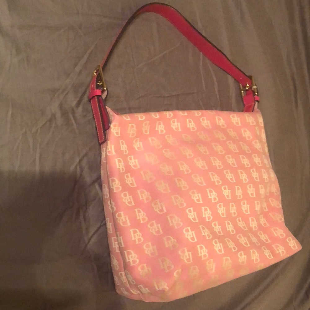 Pink Dooney & Burke shoulder bag